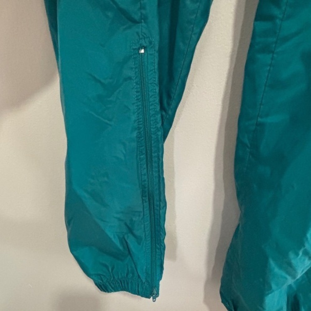 Nike Vintage Teal Green Nylon Track Pants Mens Large Windbreaker Swoosh Logo - Picture 11 of 11